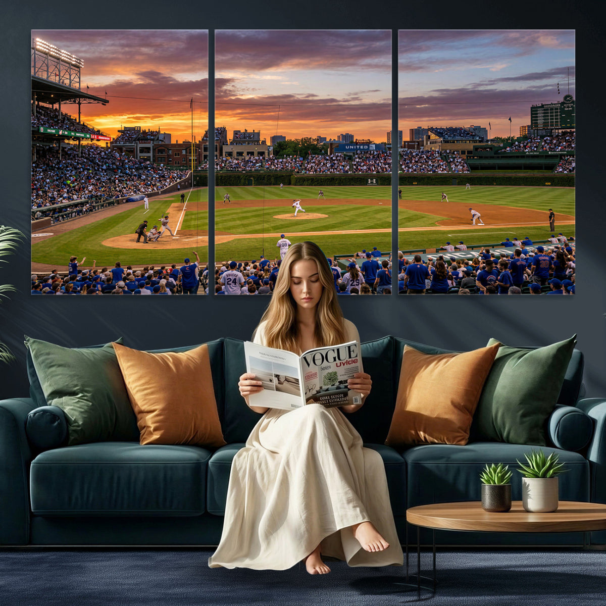 71103551-MGV-CV-36X24 - Stadium Wall Art Canvas Print
