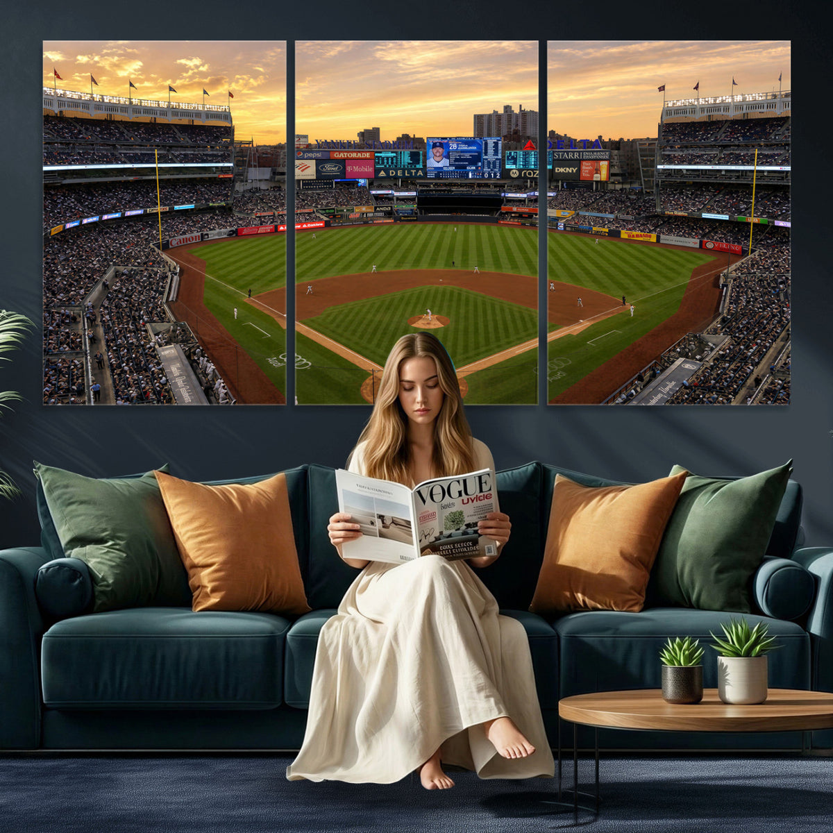 17396699-MGV-CV-36X24 - Stadium Wall Art Canvas Print