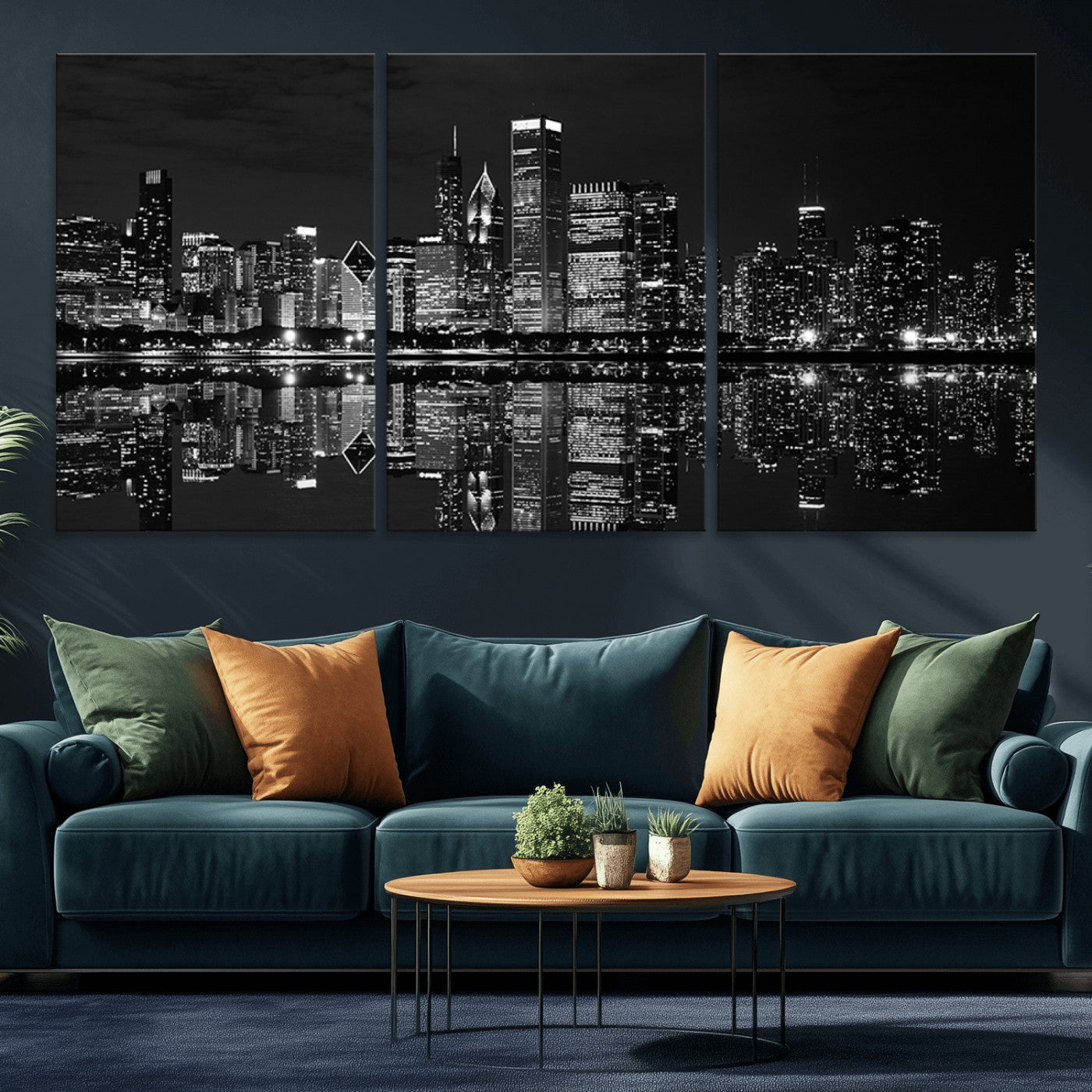 -Chicago Wall Art Canvas Print