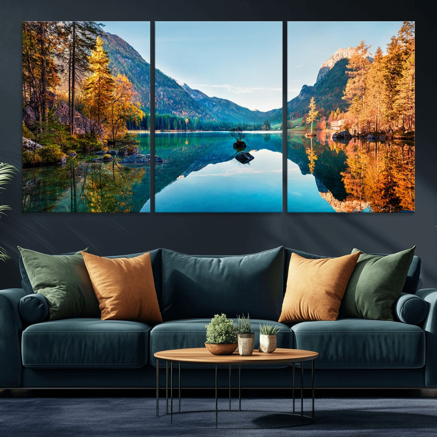 -Fantastic Autumn Panorama Wall Art Canvas Print