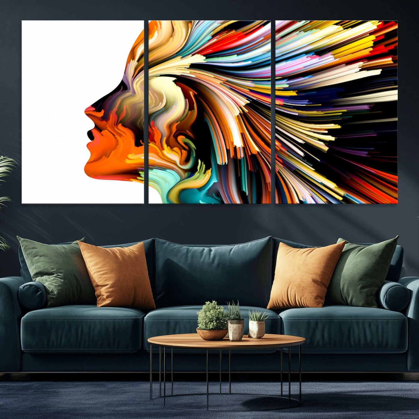-Profile Colors Canvas Print