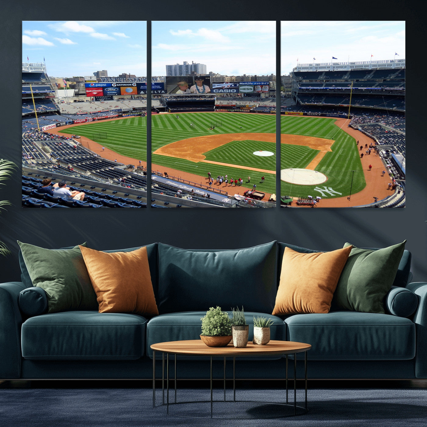 98047-MGV-CV-36X24-Buffalo Bills Stadium Wall Art - Buffalo Bills Decor- NFL Fans Gift, Perfect Sports Decor for Living