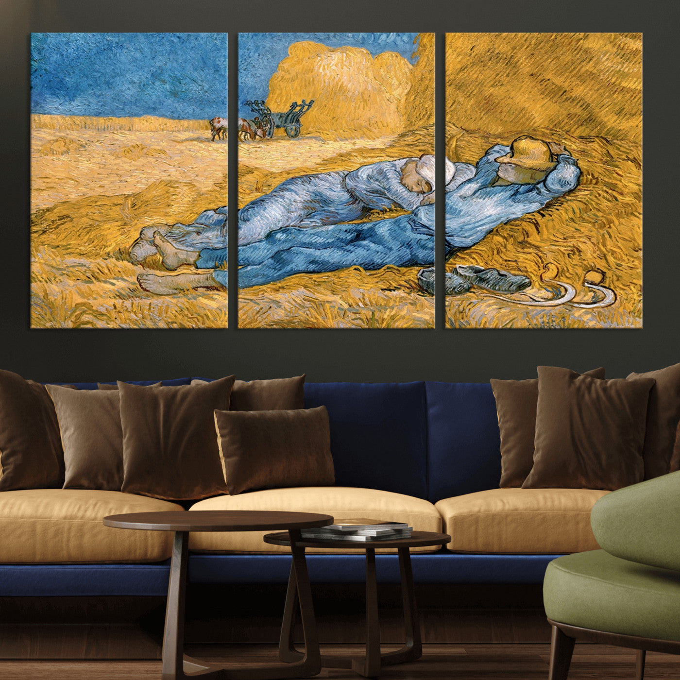 85933-MGV-CV-36X24-Master Artist Vincent Van Gogh Nature Wilderness Illustrs Fine Art Canvas, Van Gogh Nature