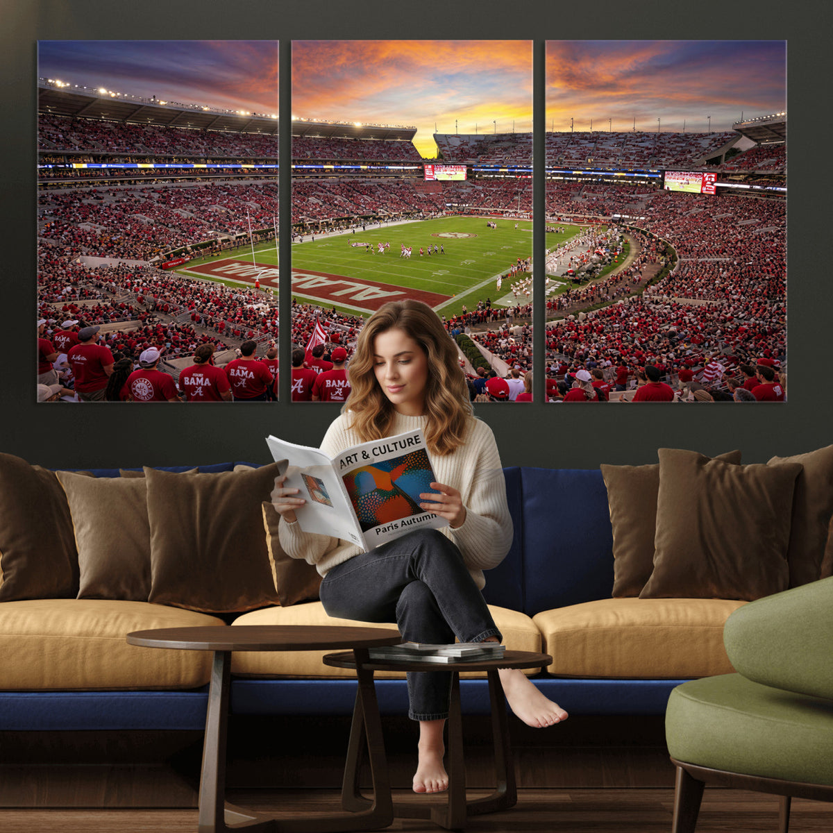 41995919-MGV-CV-36X24 - Stadium Wall Art Canvas Print