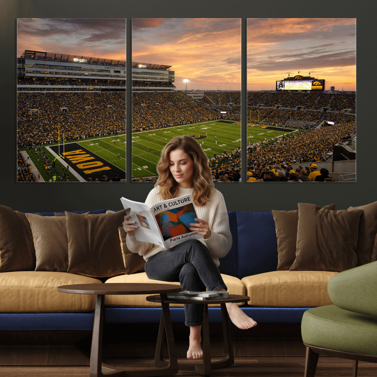 84993181-MGV-CV-36X24 - Stadium Wall Art Canvas Print