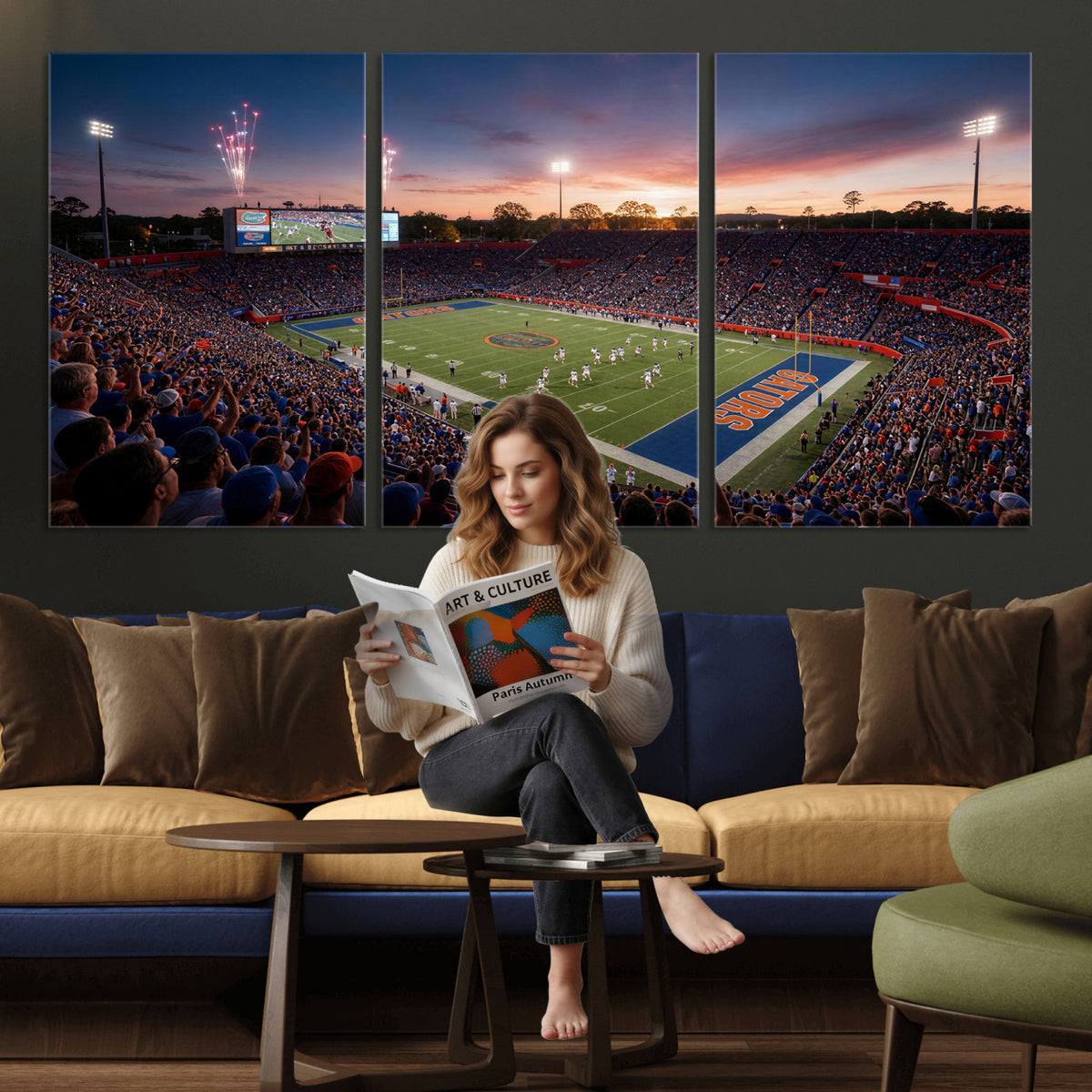 42817292-MGV-CV-36X24 - Stadium Wall Art Canvas Print