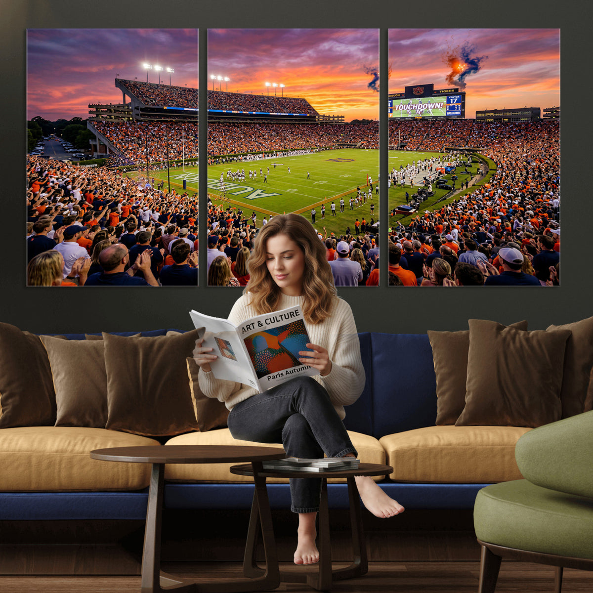 77756715-MGV-CV-36X24 - Stadium Wall Art Canvas Print