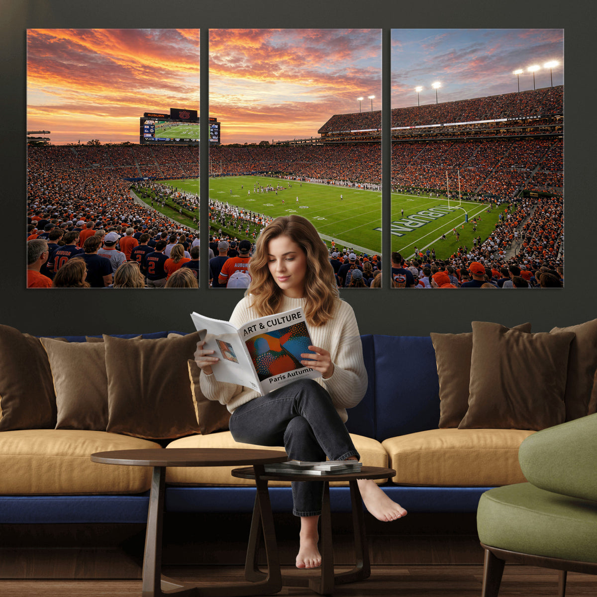 28631591-MGV-CV-36X24 - Stadium Wall Art Canvas Print