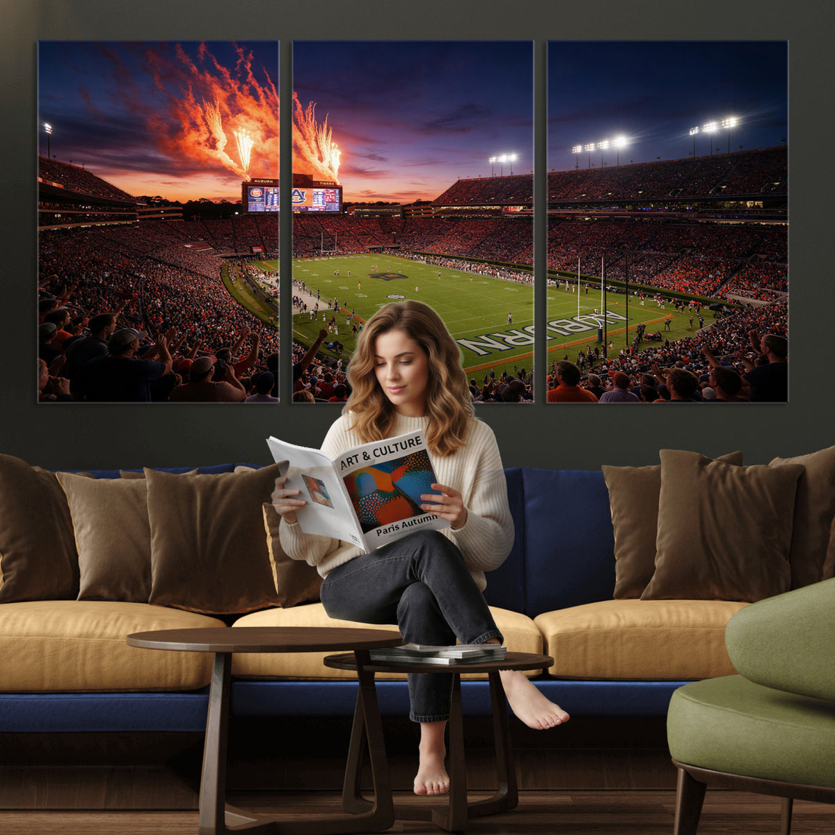 30686080-MGV-CV-36X24 - Stadium Wall Art Canvas Print