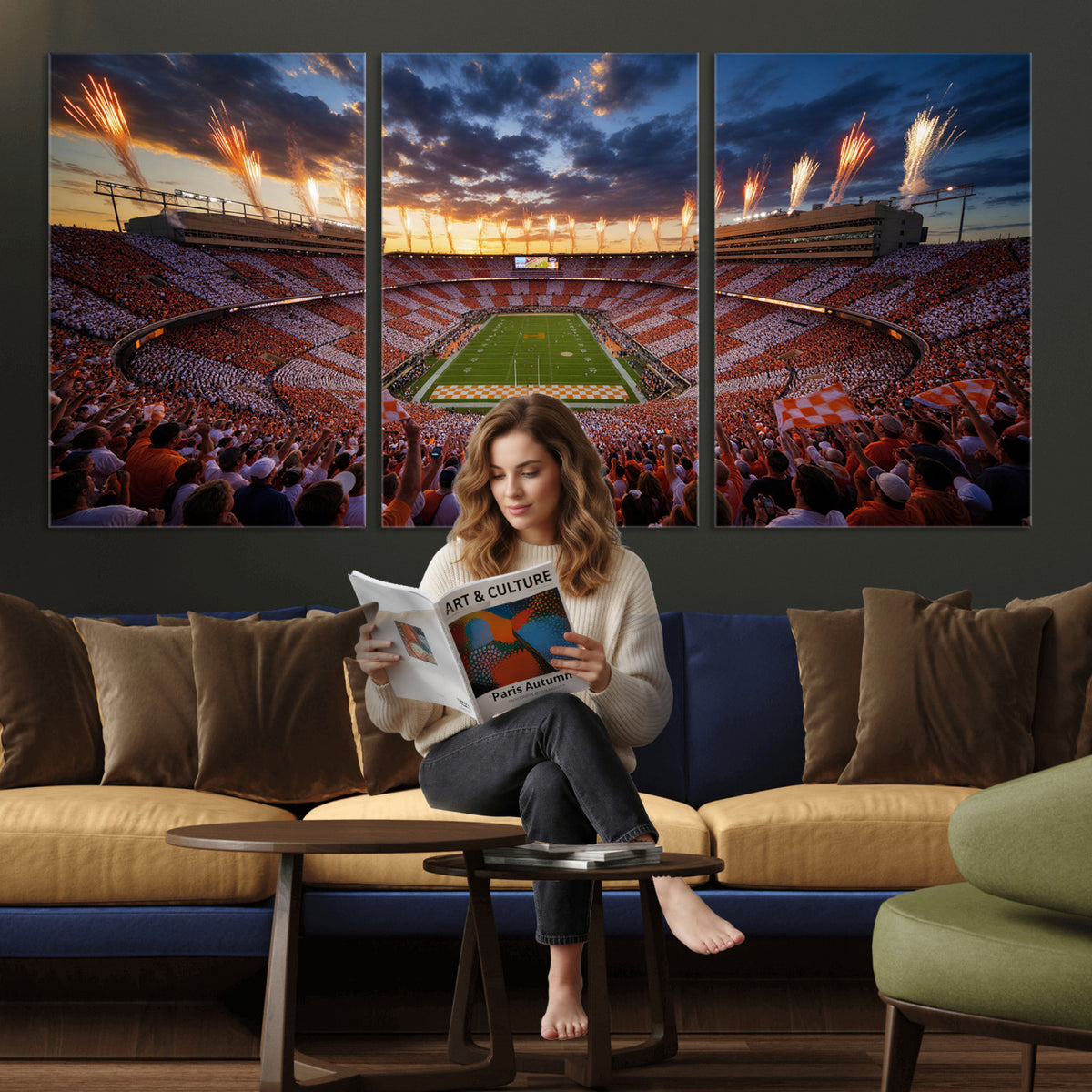 29672818-MGV-CV-36X24 - Stadium Wall Art Canvas Print