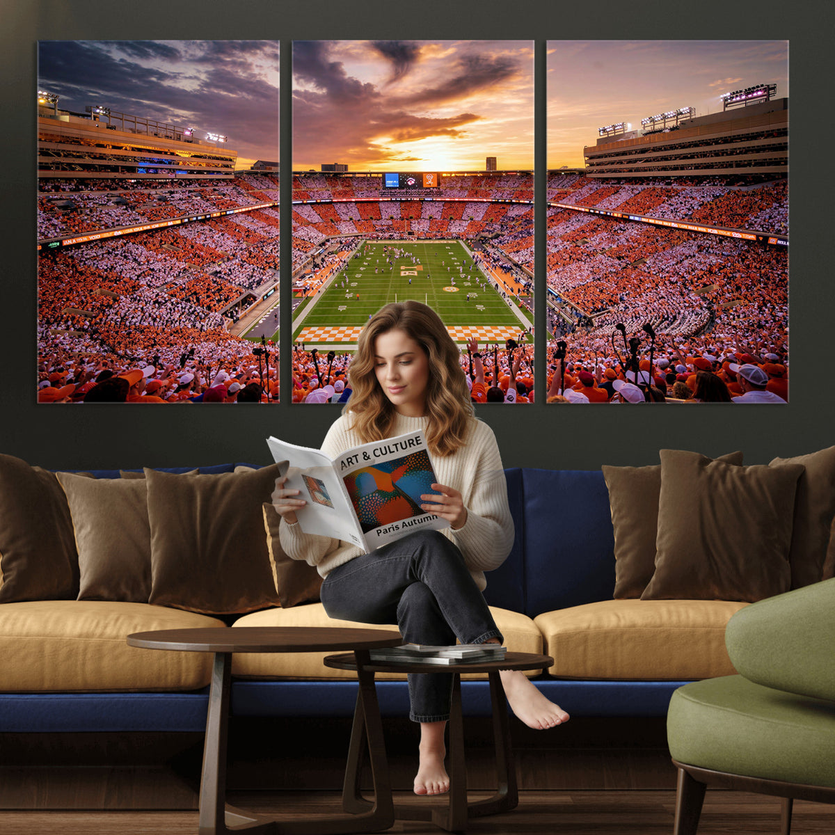 68184875-MGV-CV-36X24 - Stadium Wall Art Canvas Print