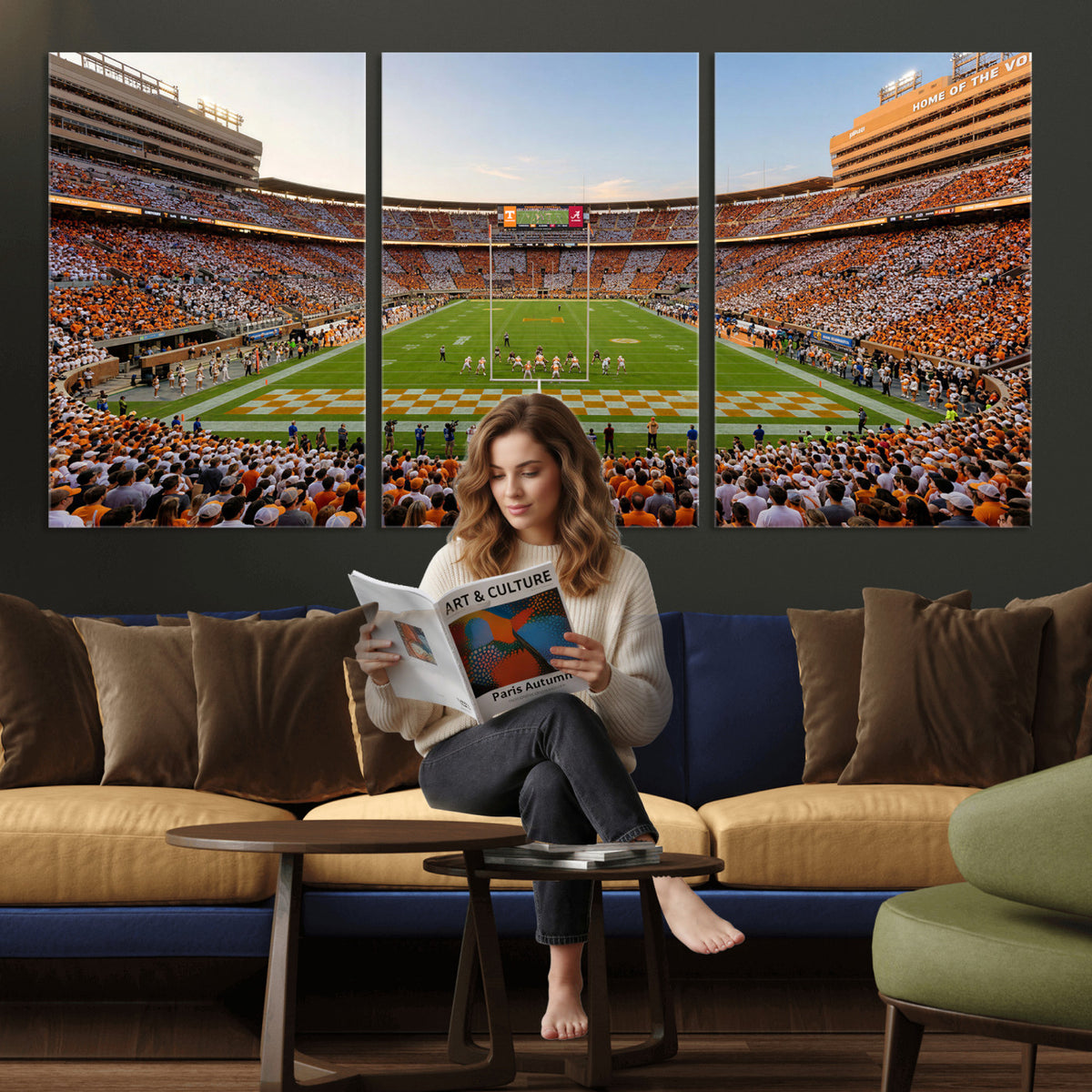 74509135-MGV-CV-36X24 - Stadium Wall Art Canvas Print