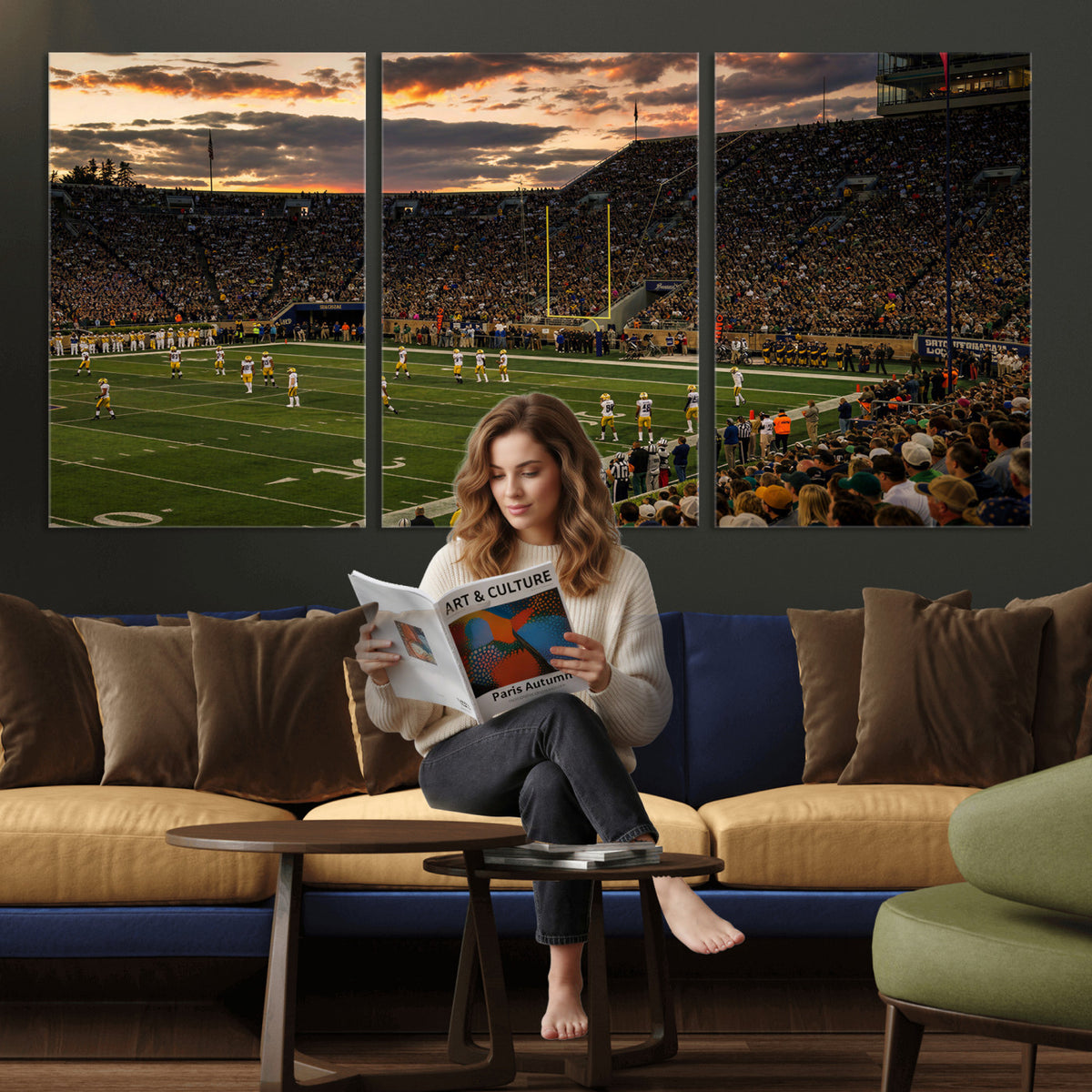 17703678-MGV-CV-36X24 - Stadium Wall Art Canvas Print