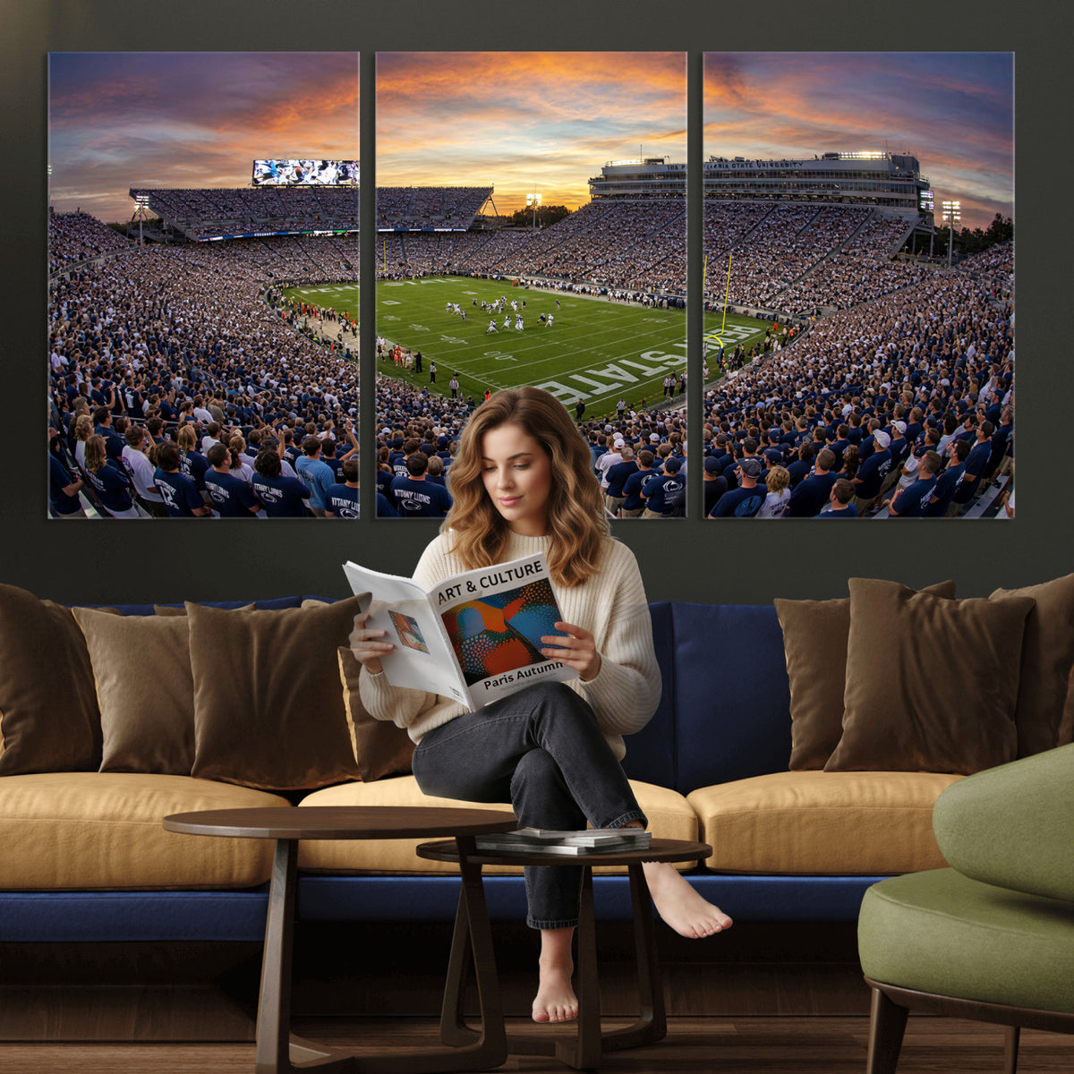 29008668-MGV-CV-36X24 - Stadium Wall Art Canvas Print