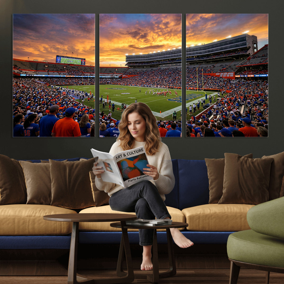 23829865-MGV-CV-36X24 - Stadium Wall Art Canvas Print