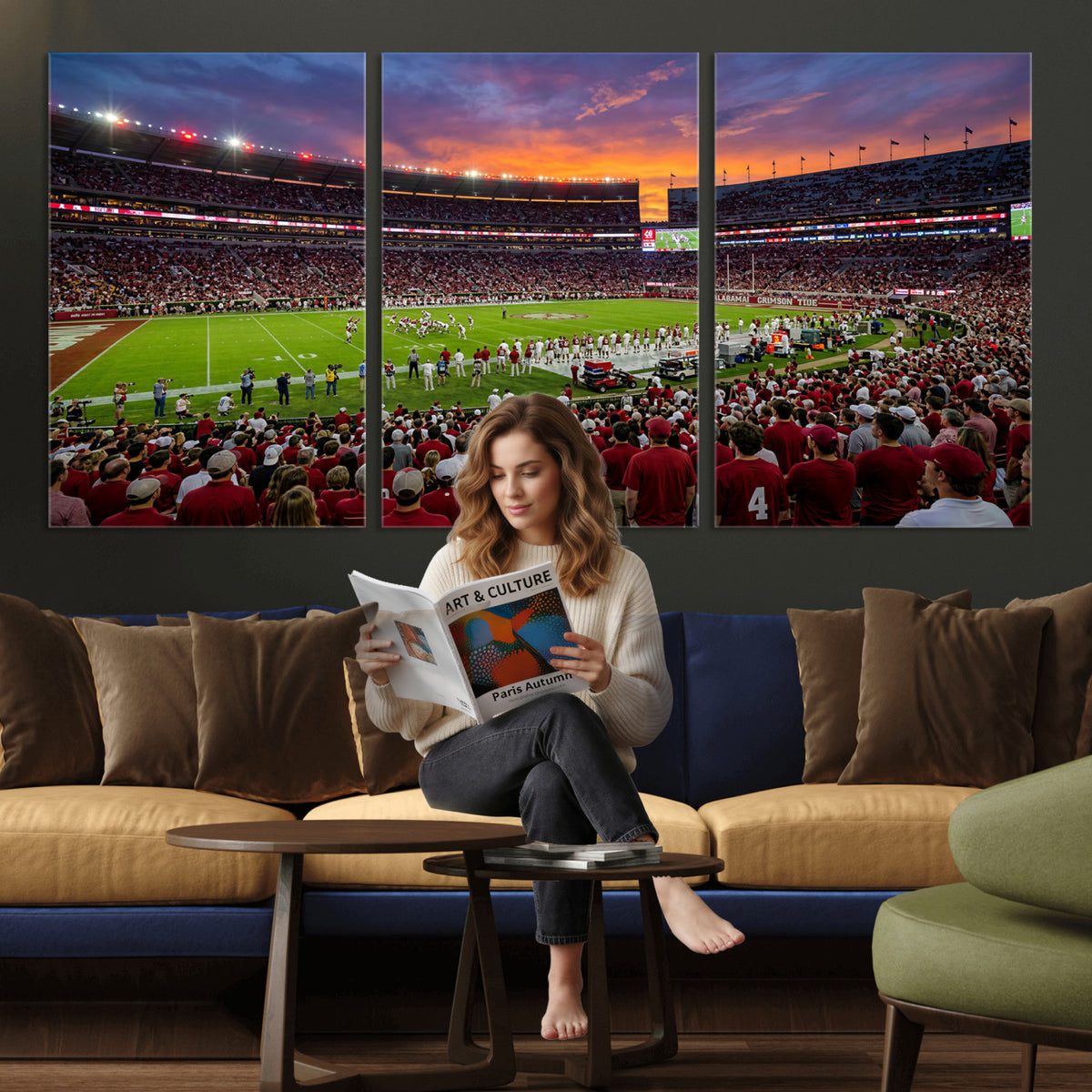 47822048-MGV-CV-36X24 - Stadium Wall Art Canvas Print