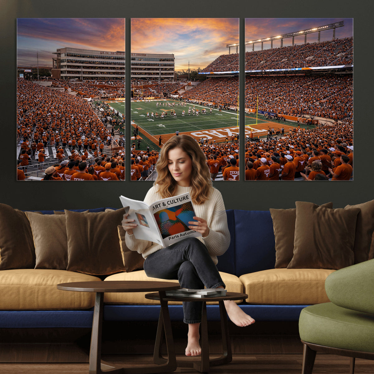 23560699-MGV-CV-36X24 - Stadium Wall Art Canvas Print