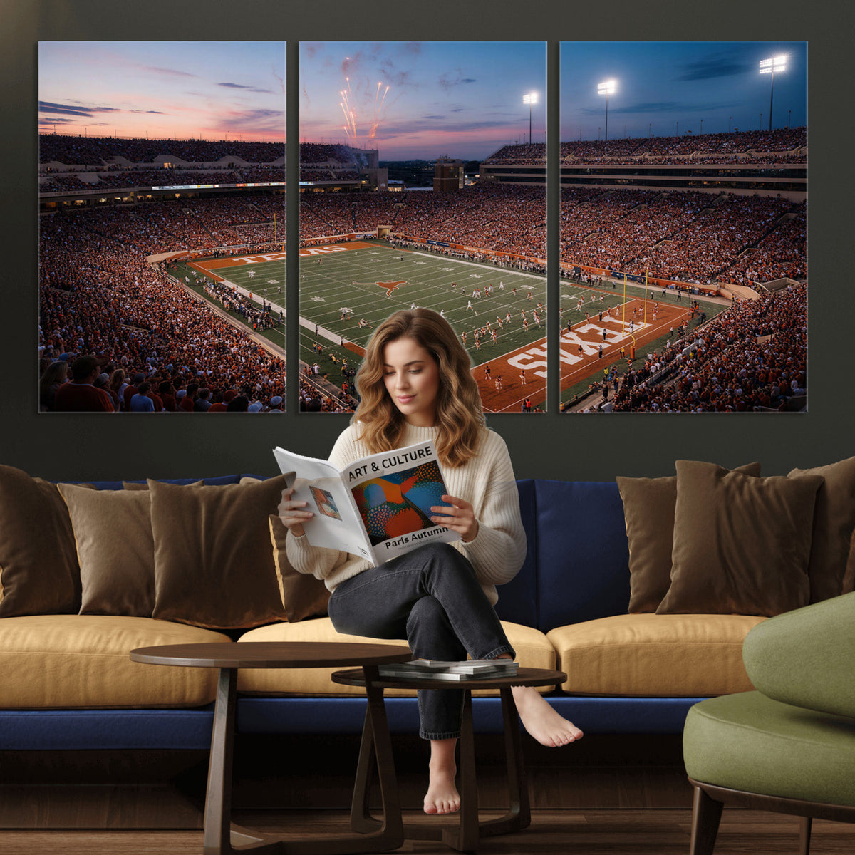 31666911-MGV-CV-36X24 - Stadium Wall Art Canvas Print