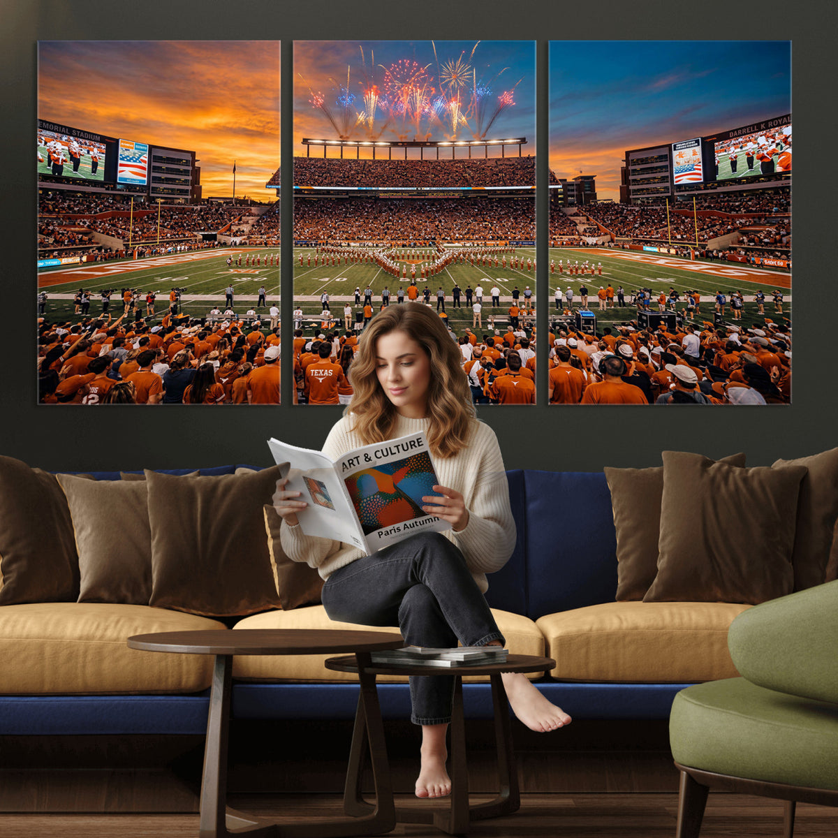 75031291-MGV-CV-36X24 - Stadium Wall Art Canvas Print