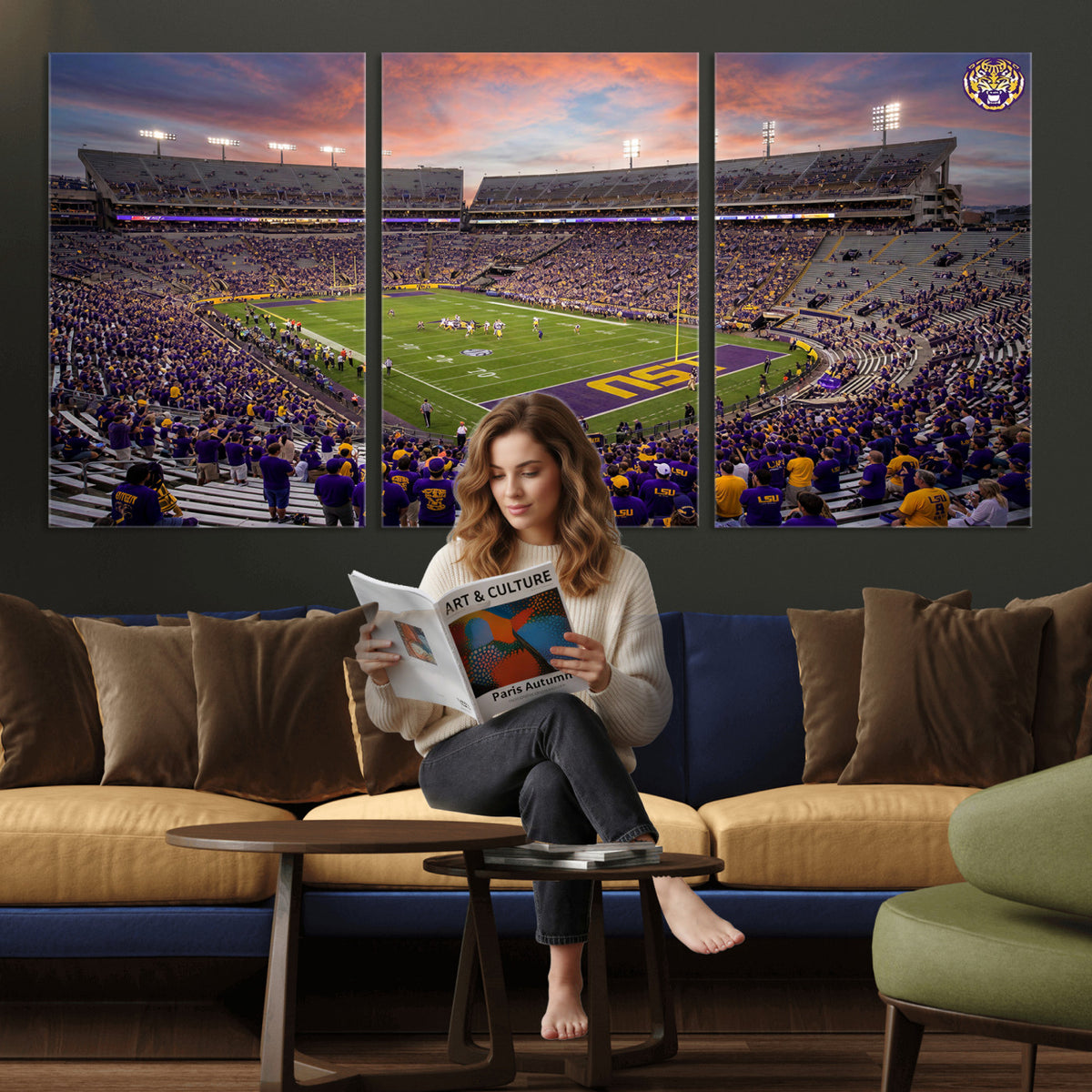 20281385-MGV-CV-36X24 - Stadium Wall Art Canvas Print