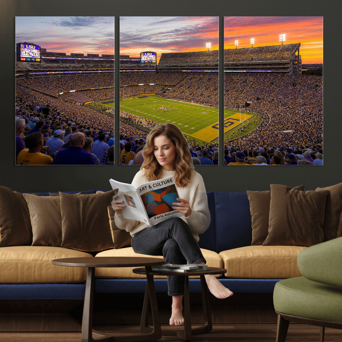 91303167-MGV-CV-36X24 - Stadium Wall Art Canvas Print