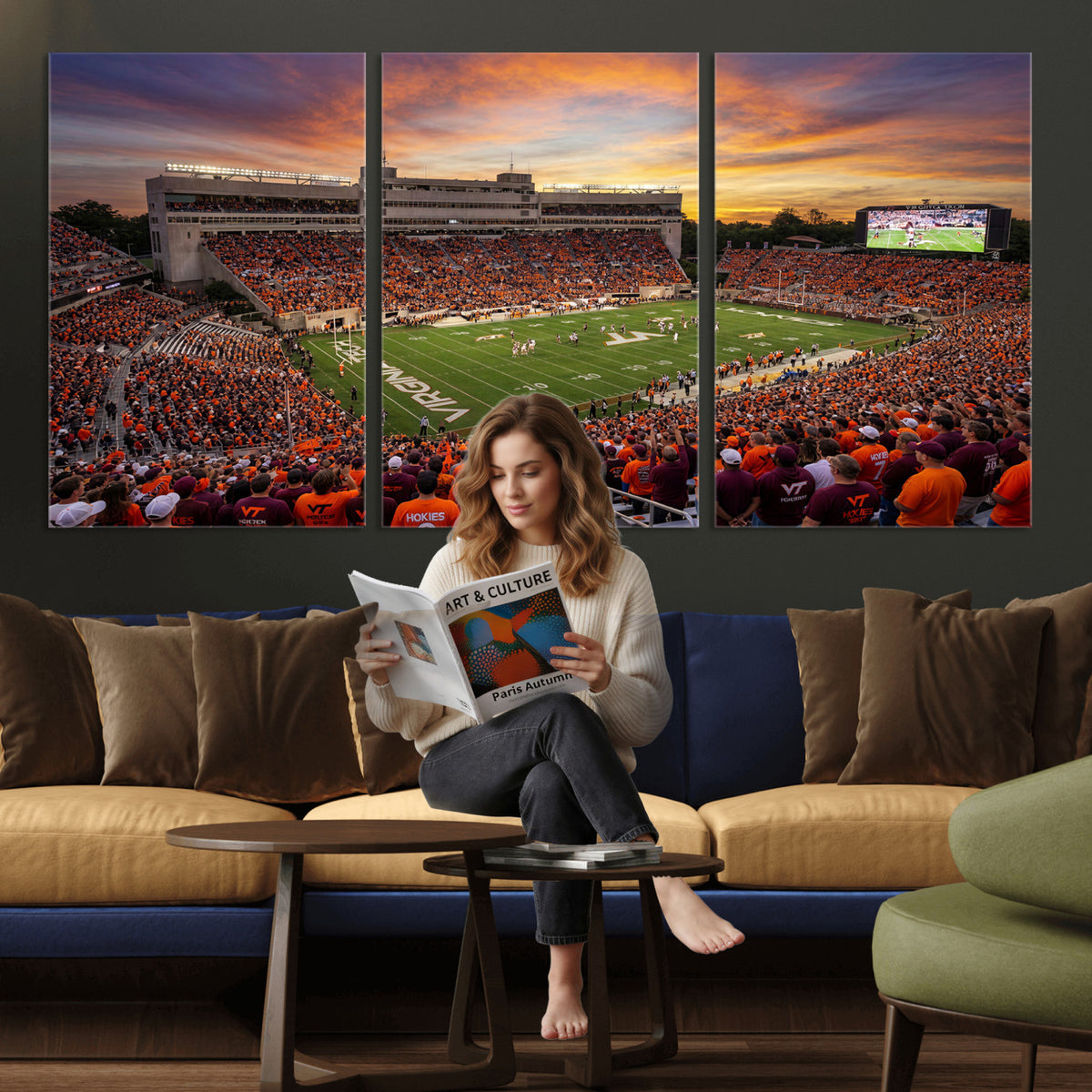 23178259-MGV-CV-36X24 - Stadium Wall Art Canvas Print