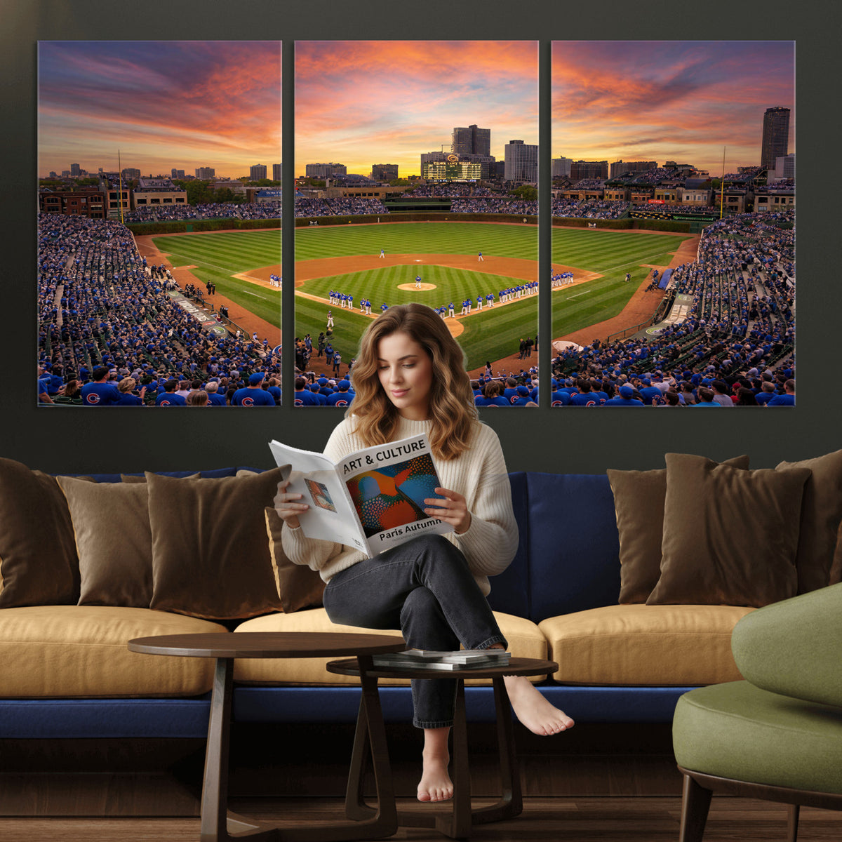 42812246-MGV-CV-36X24 - Stadium Wall Art Canvas Print