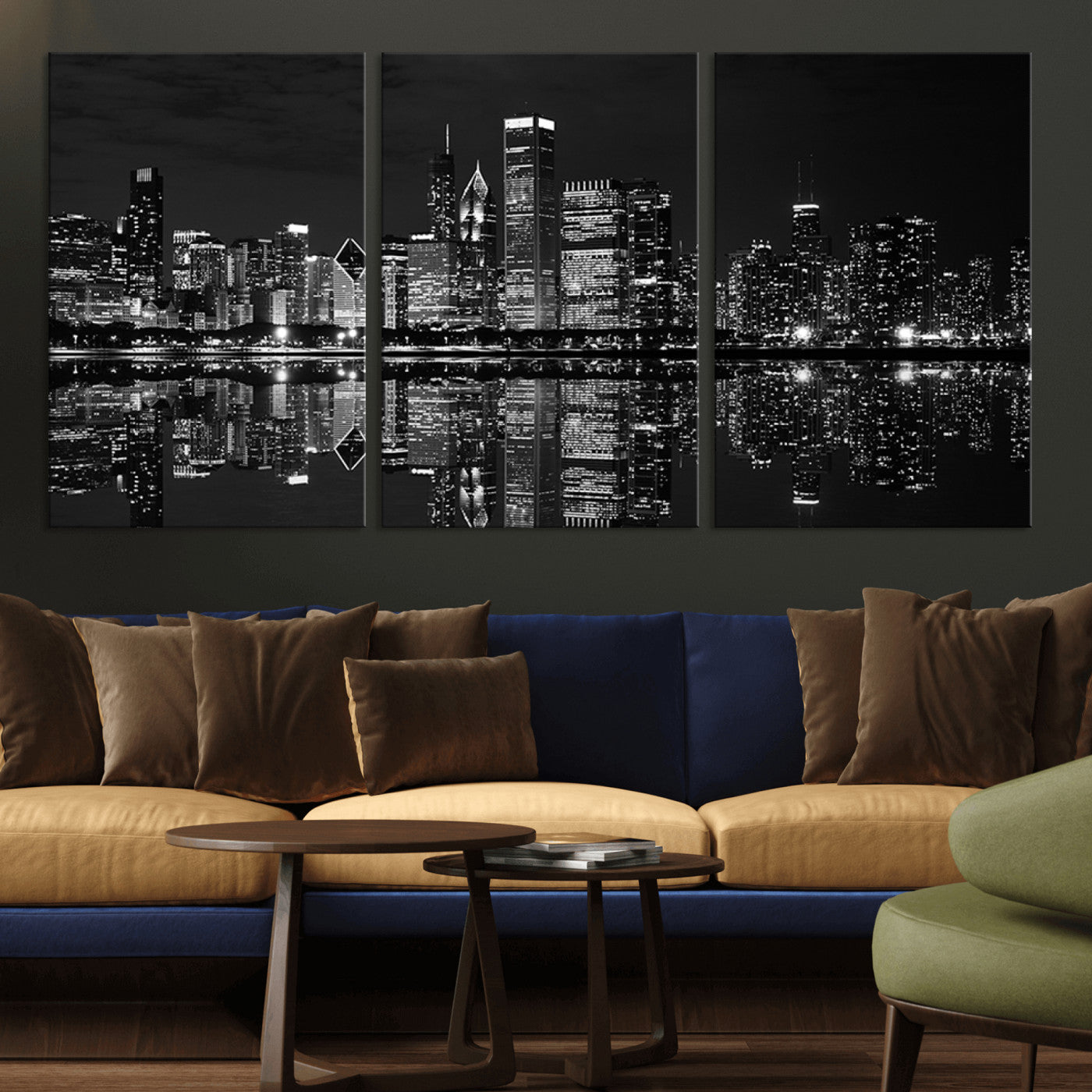 -Chicago Wall Art Canvas Print