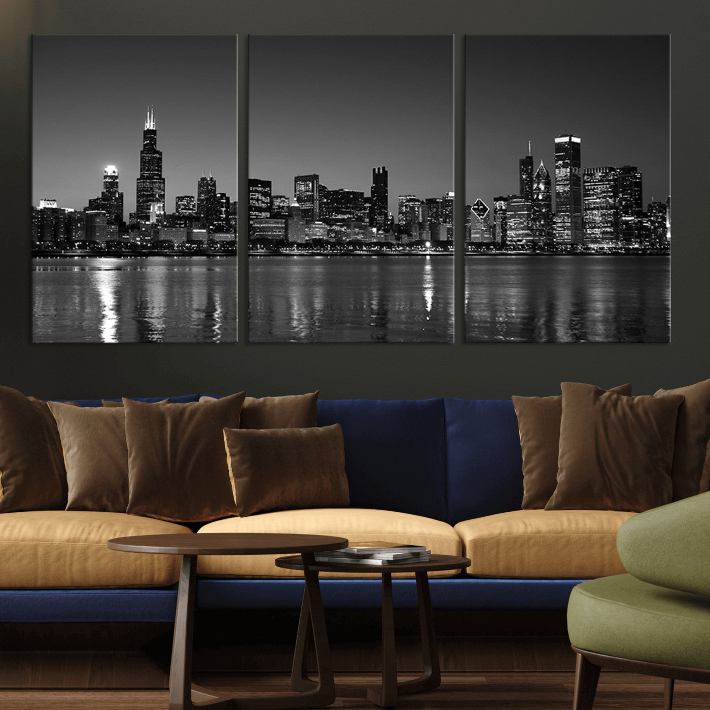 -Chicago Wall Art Canvas Print