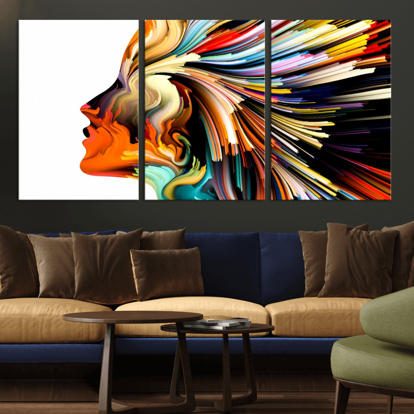 -Profile Colors Canvas Print