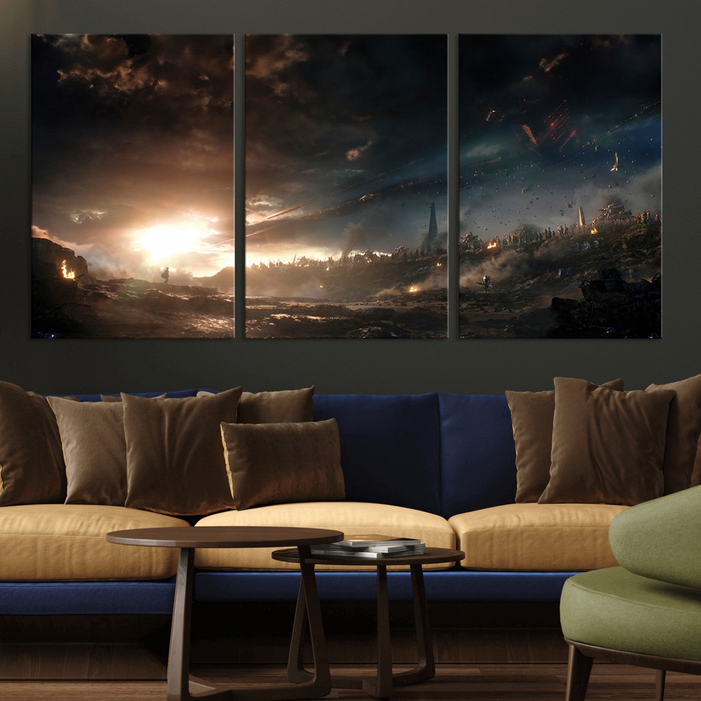 -Avengers Planet Wall Art Canvas Print