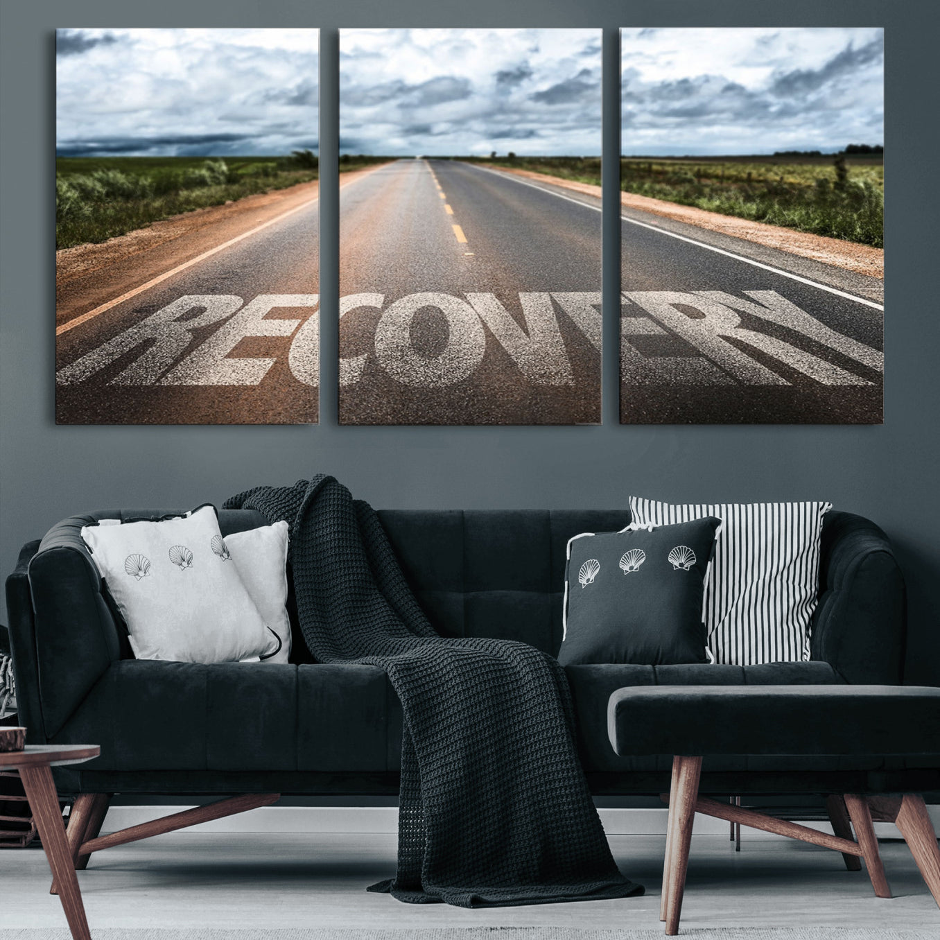 -Recovery Road Wall Art Canvas Print