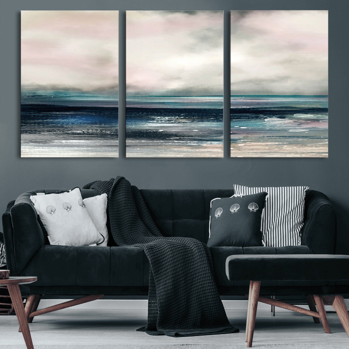 63797-MGV-CV-60X30-3P-Contemporary Abstract Wall Art Canvas Print