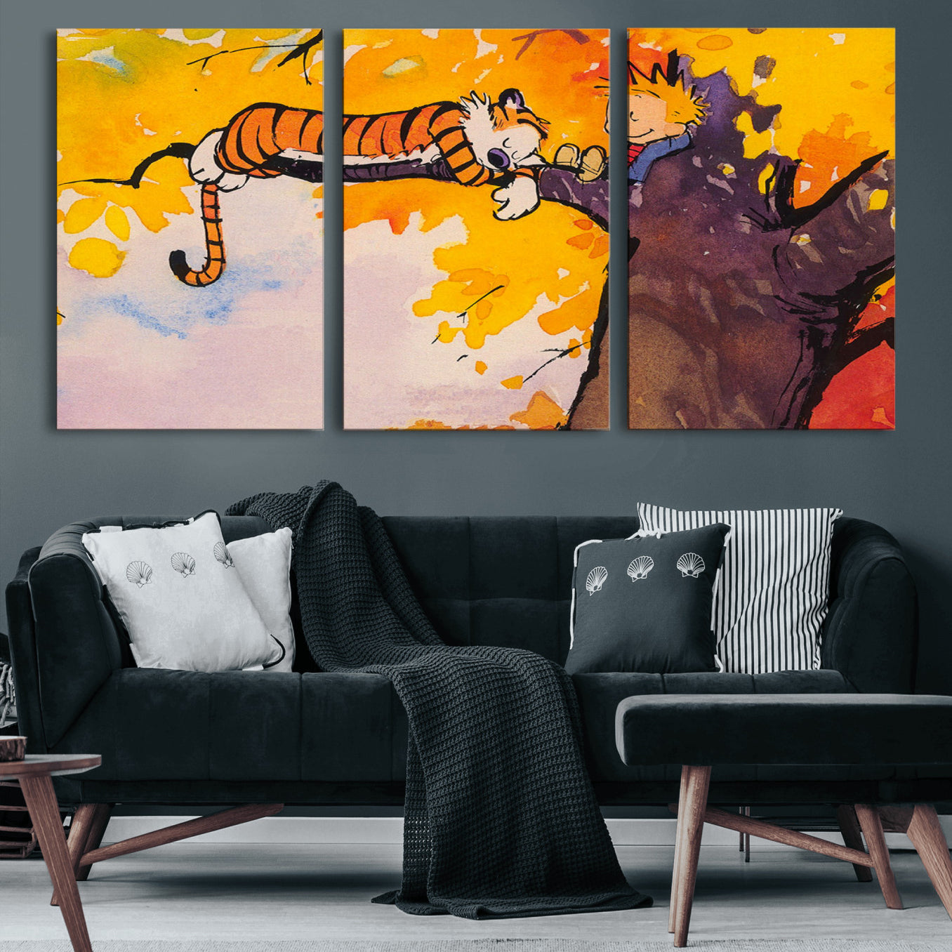-High-Quality Giclee Canvas Print for Stunning Home Decor, Framed Calvin Wall Art