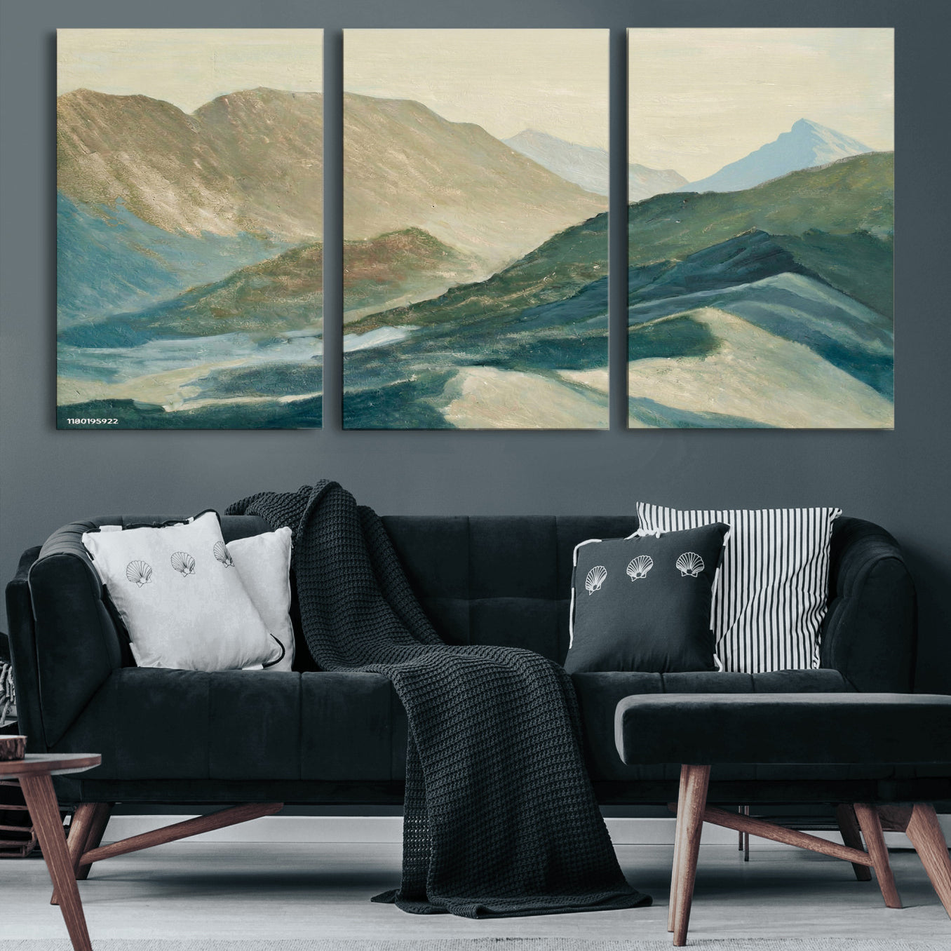 33629523-MGV-CV-36X24 - Shemelina Mountain Landscape, Mountains at Dawn Wall Art Canvas Print