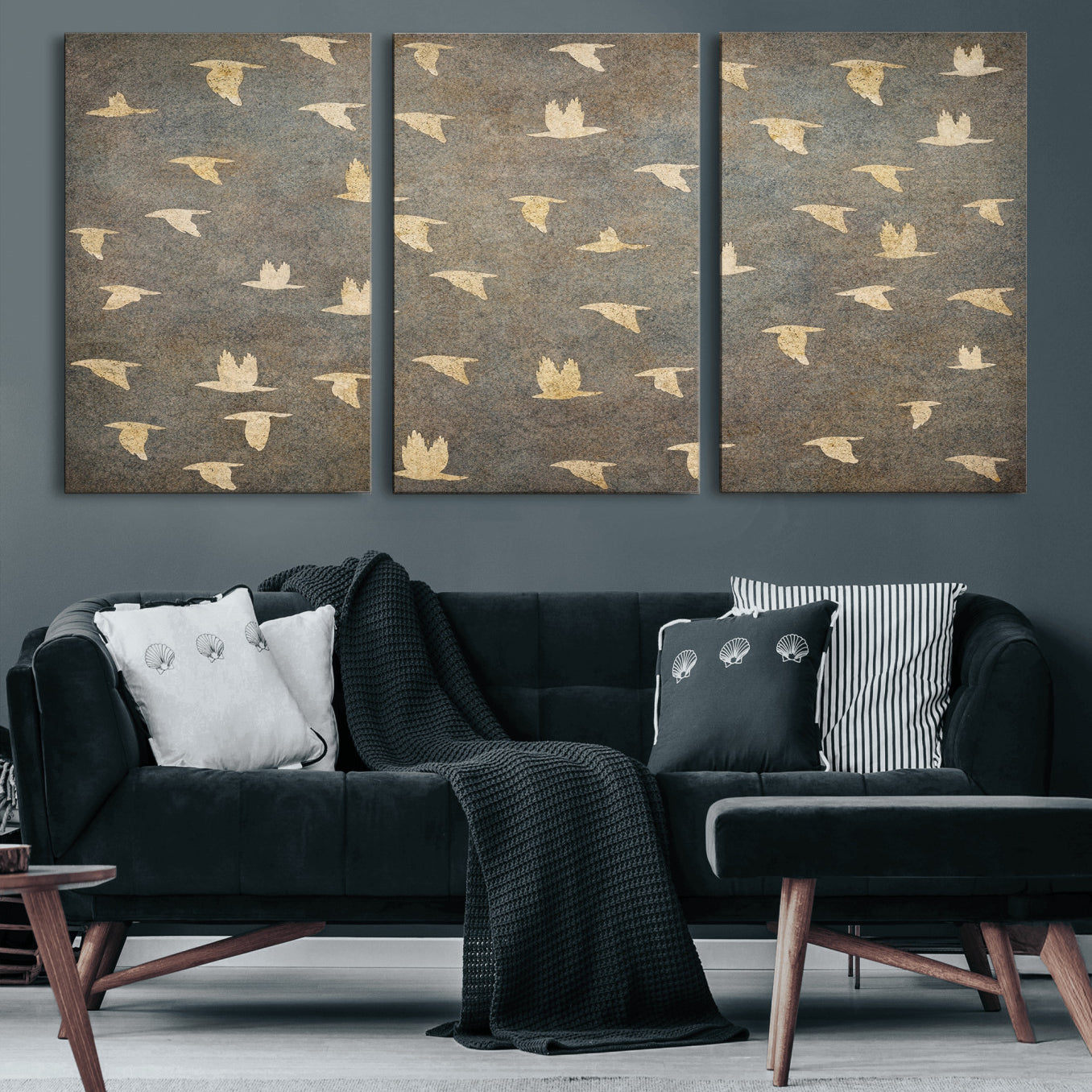 20532514-MGV-CV-36X24 - Abstract Birds Wall Art Canvas Print