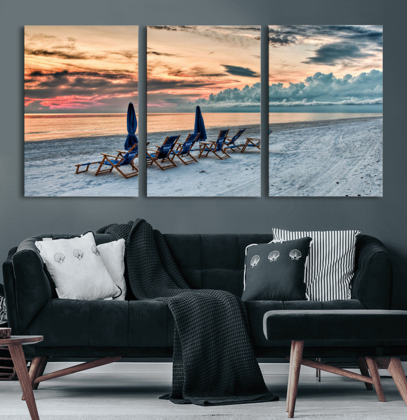 17237006-MGV-CV-36X24 - Serene Gulf Solitude Wall Art Canvas Print