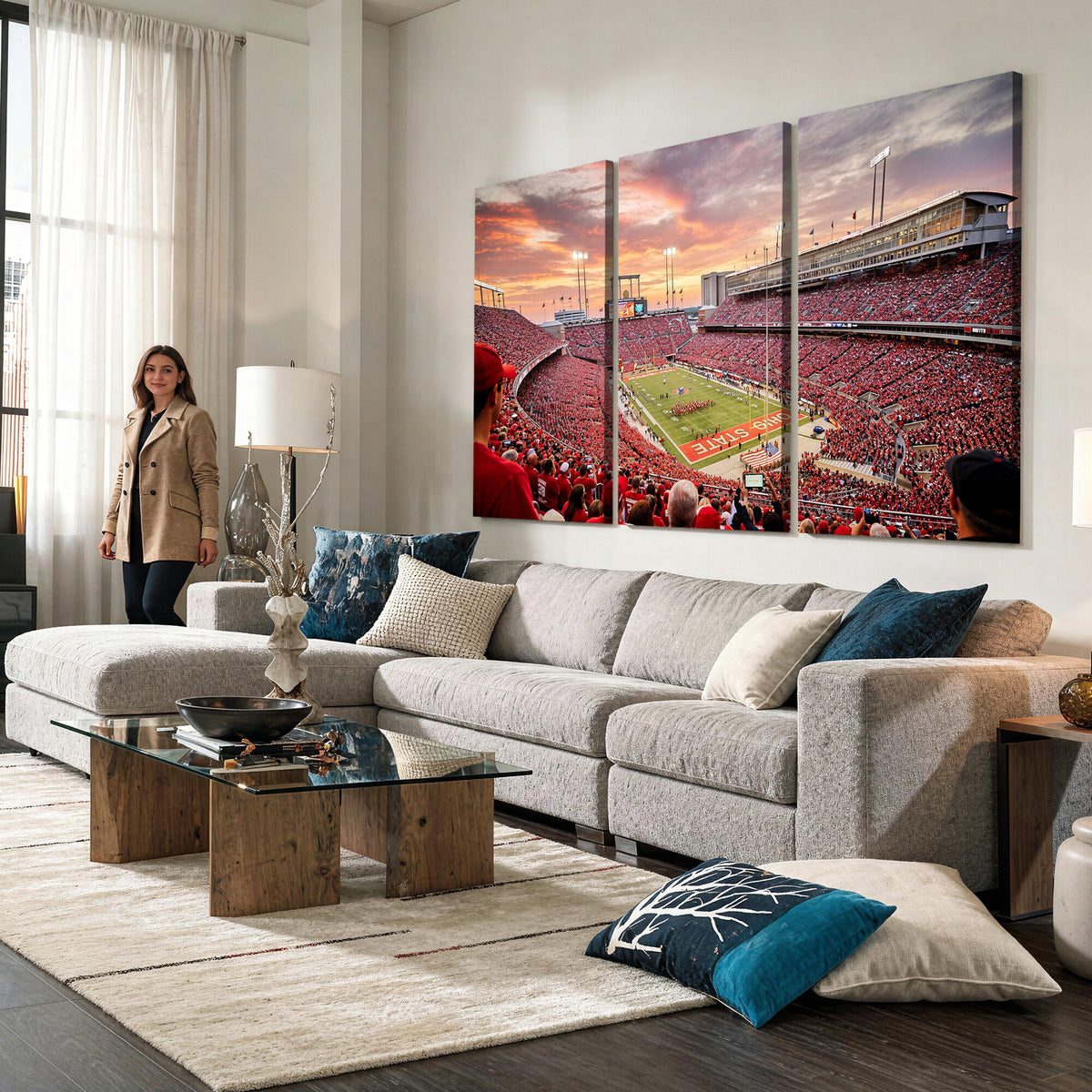 94754966-MGV-CV-36X24 - Stadium Wall Art Canvas Print