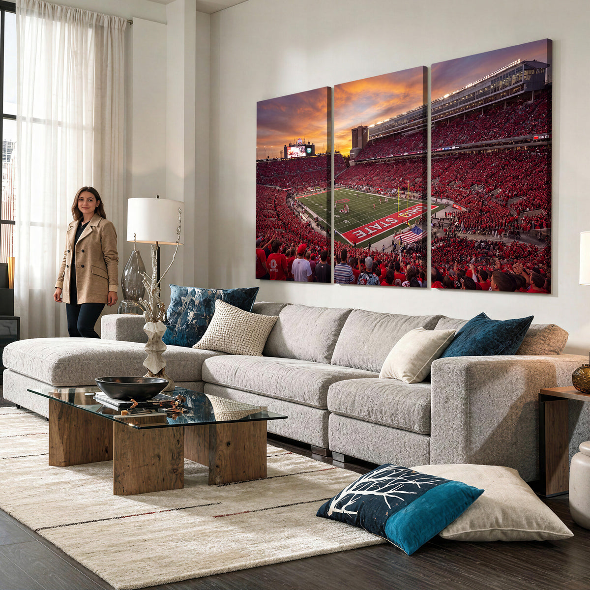 36125328-MGV-CV-36X24 - Stadium Wall Art Canvas Print