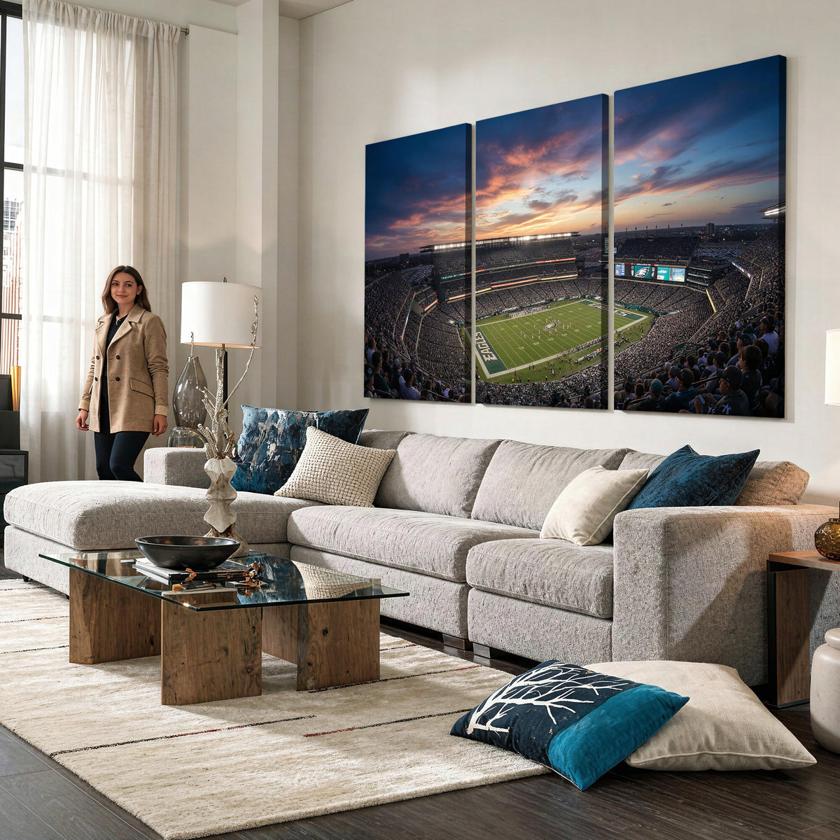 59208973-MGV-CV-36X24 - Stadium Wall Art Canvas Print