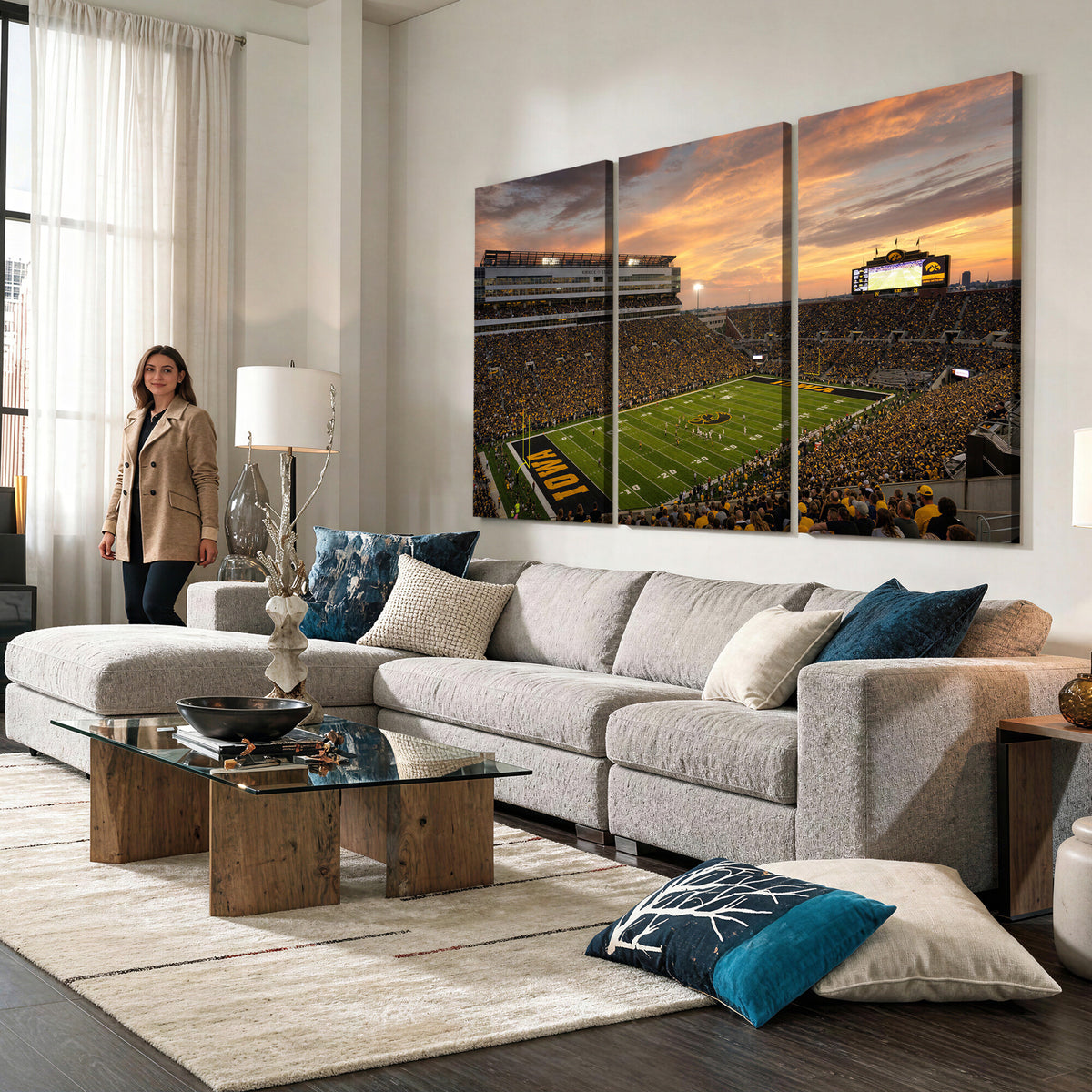 84993181-MGV-CV-36X24 - Stadium Wall Art Canvas Print