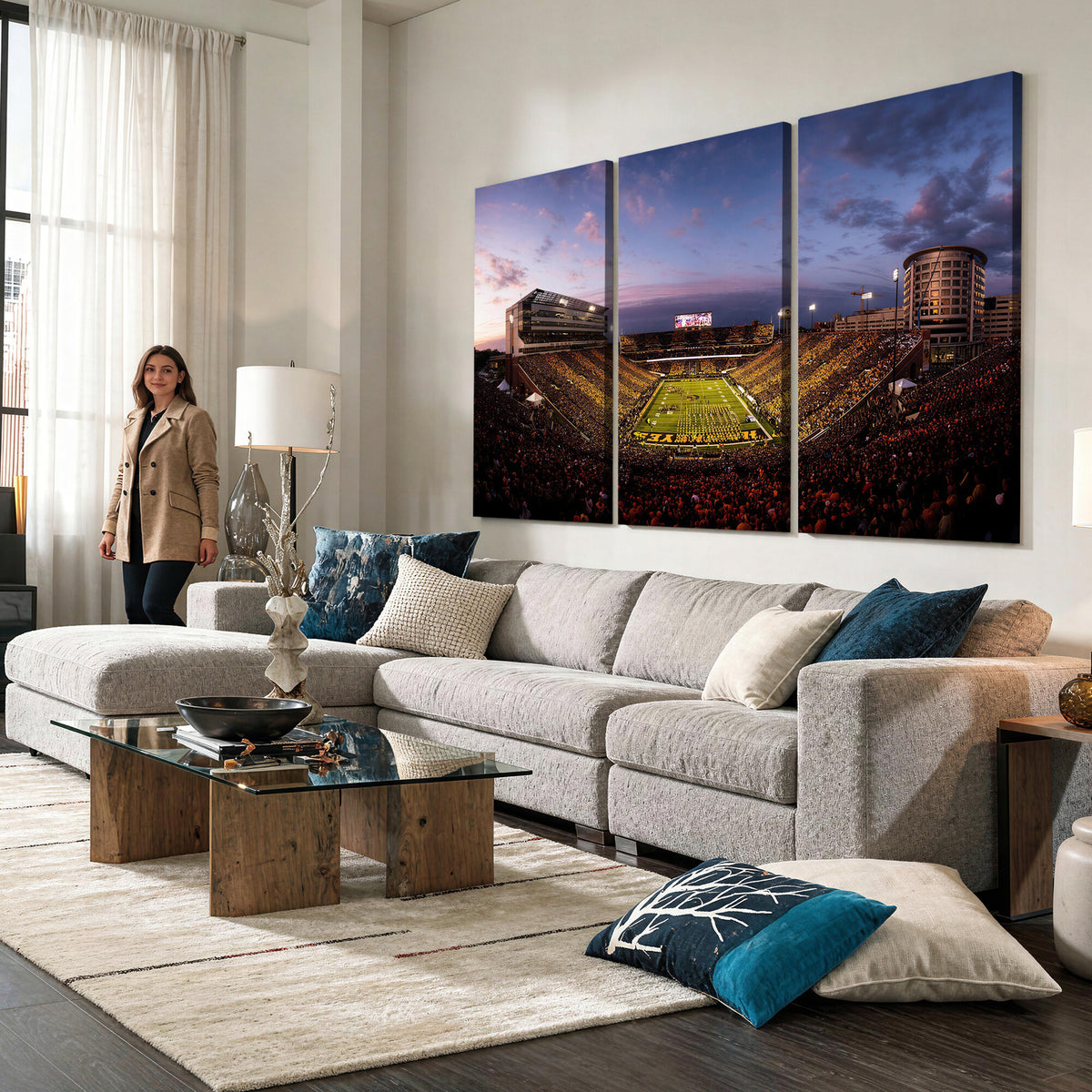 49683861-MGV-CV-36X24 - Stadium Wall Art Canvas Print