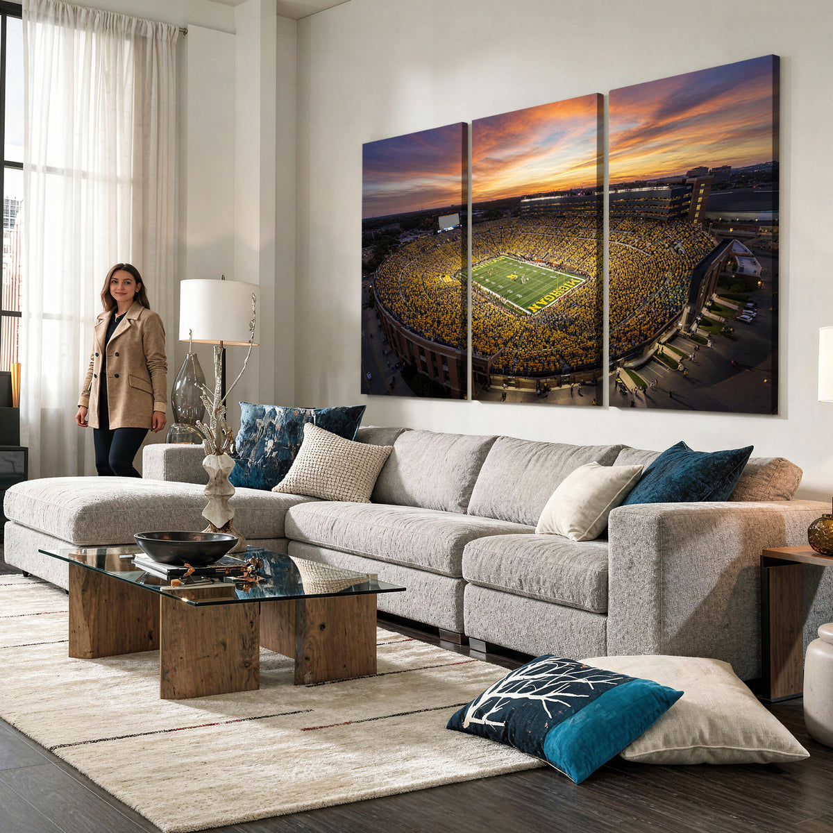 64902586-MGV-CV-36X24 - Stadium Wall Art Canvas Print