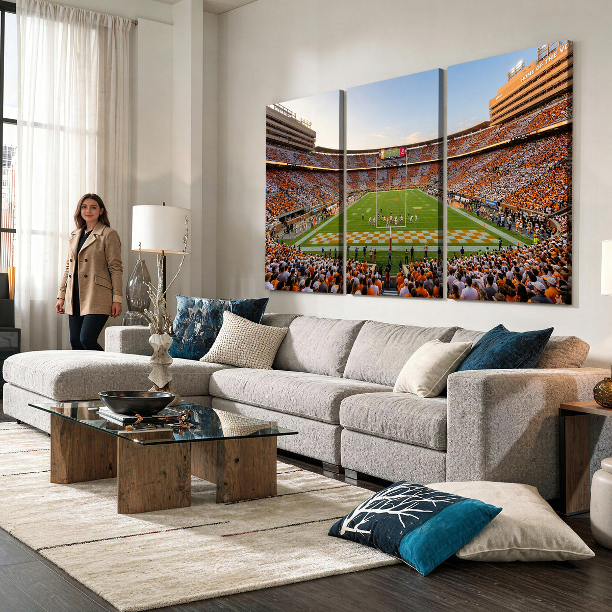 74509135-MGV-CV-36X24 - Stadium Wall Art Canvas Print