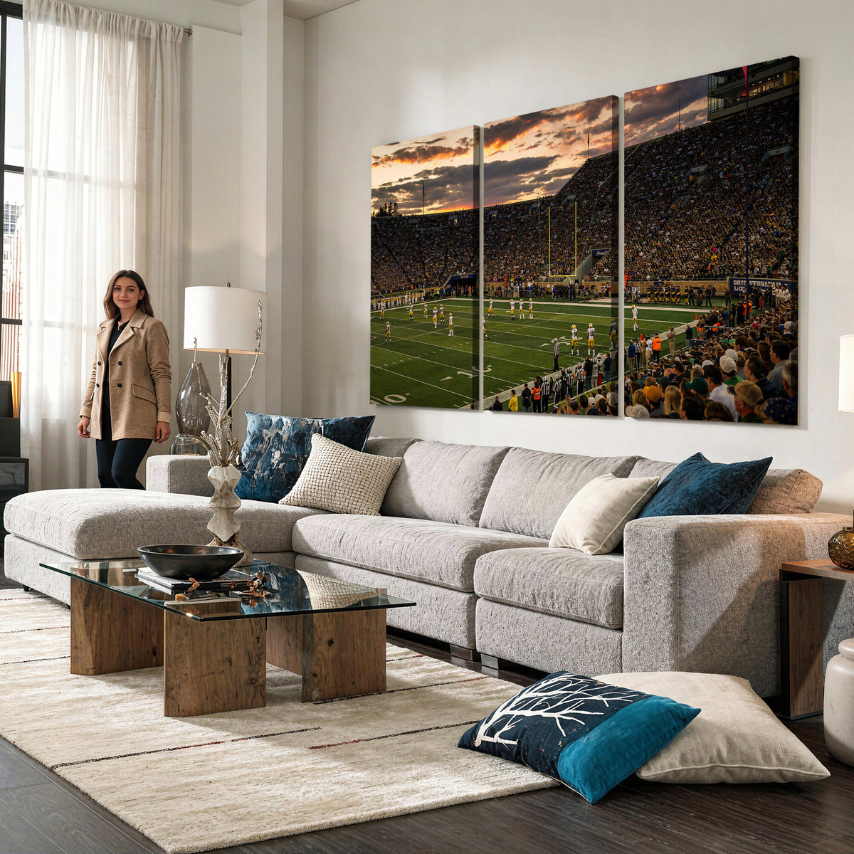 17703678-MGV-CV-36X24 - Stadium Wall Art Canvas Print