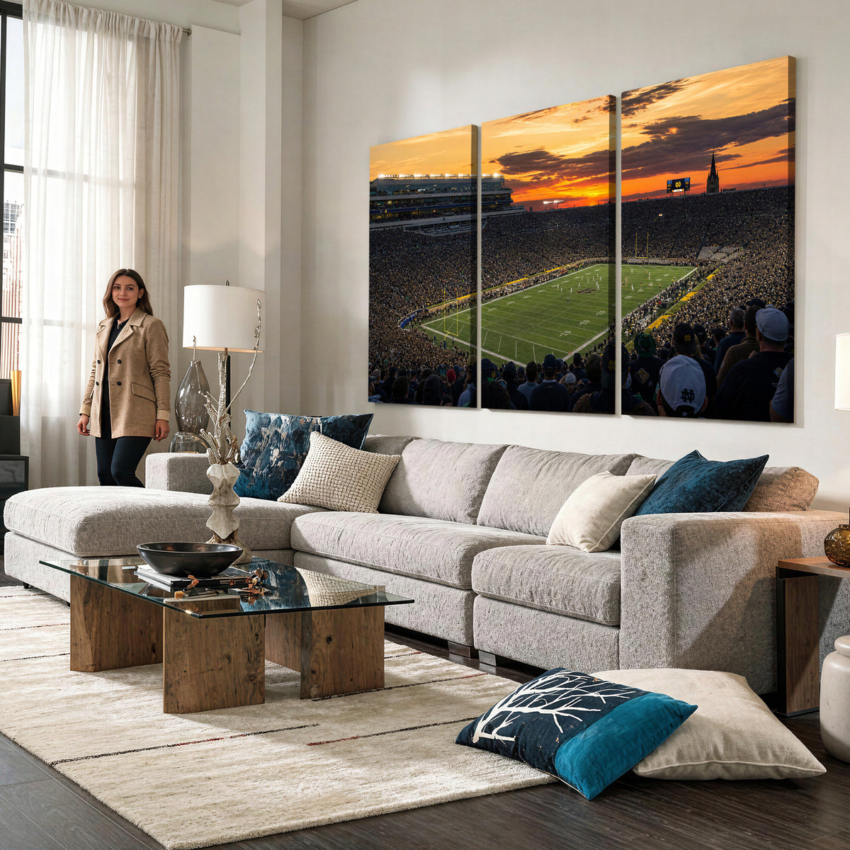 73585402-MGV-CV-36X24 - Stadium Wall Art Canvas Print