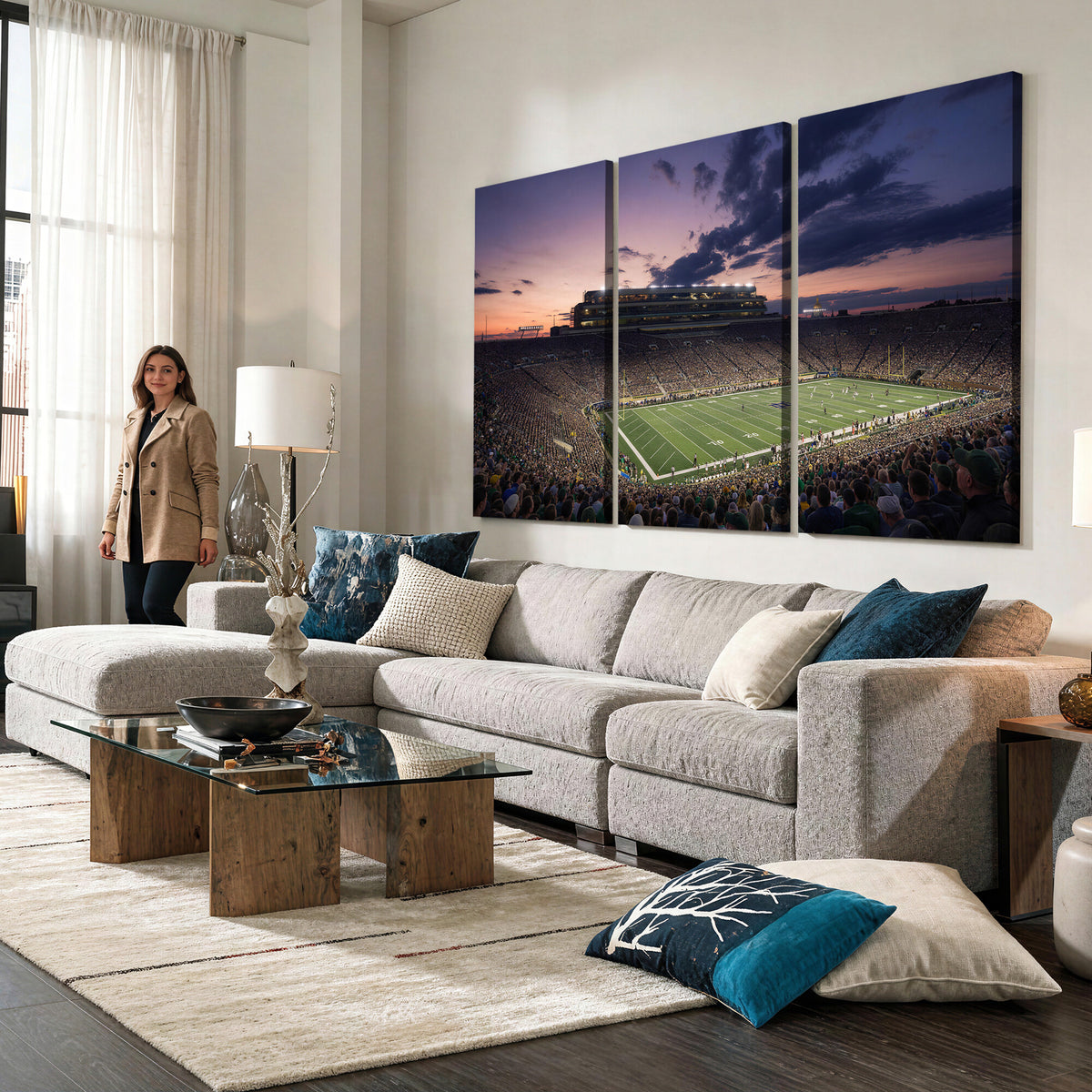 48837941-MGV-CV-36X24 - Stadium Wall Art Canvas Print