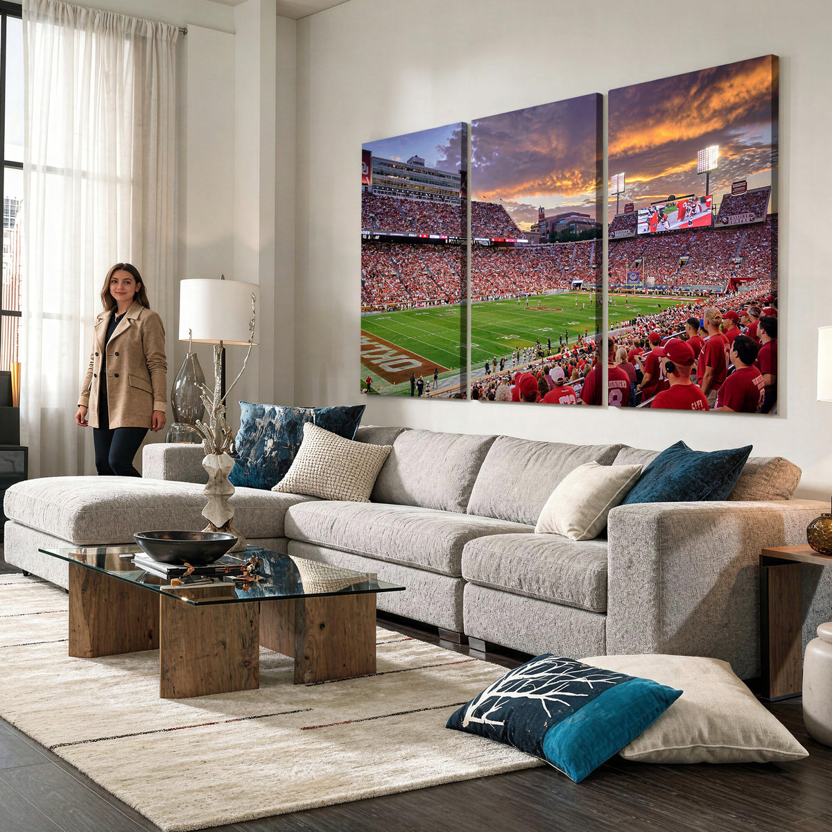 47794729-MGV-CV-36X24 - Stadium Wall Art Canvas Print