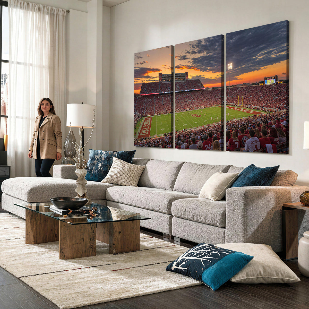 75444407-MGV-CV-36X24 - Stadium Wall Art Canvas Print