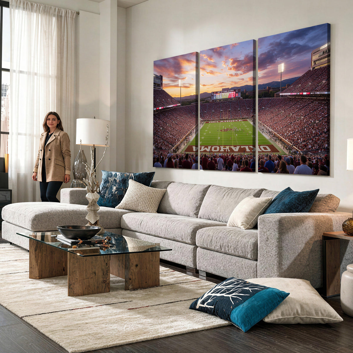 18509931-MGV-CV-36X24 - Stadium Wall Art Canvas Print